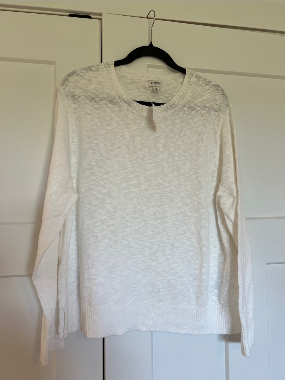J. Crew Women's Crewneck Sweater in White